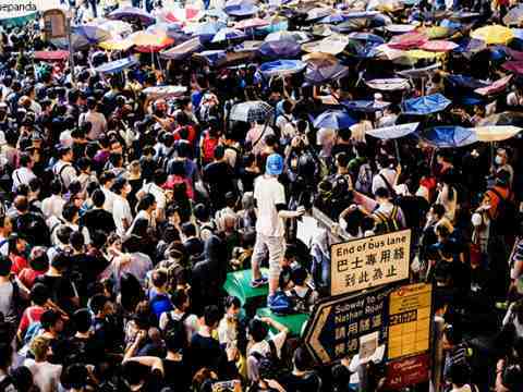 Protests in Hongkong