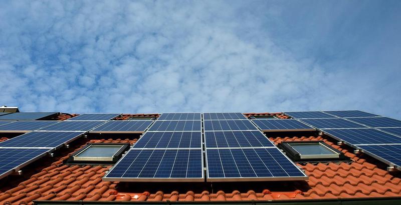 Solar Power Plant on the roof