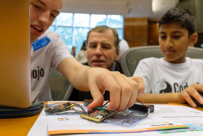 Luděk Niedermayer at CoderDojo Event in the European Parliament